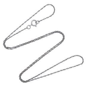 Cable Link Chain Necklace | Sterling Silver 925 | 18"